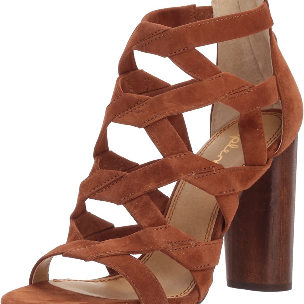 Splendid Brown Suede Bartlett High Heel Sandal
